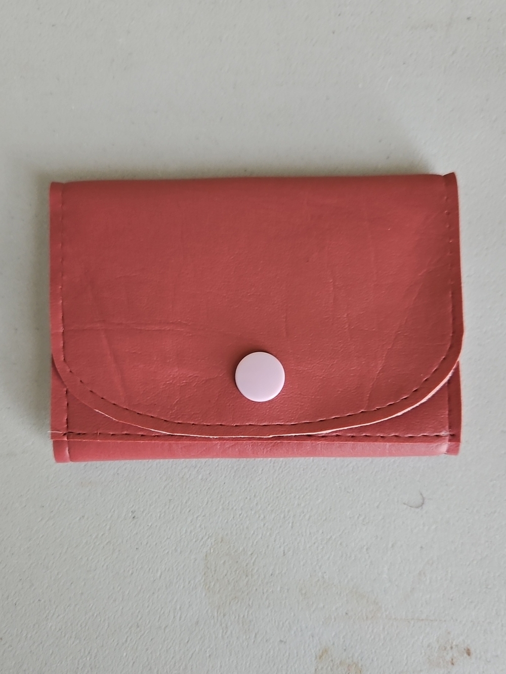 Coral Snap Wallet